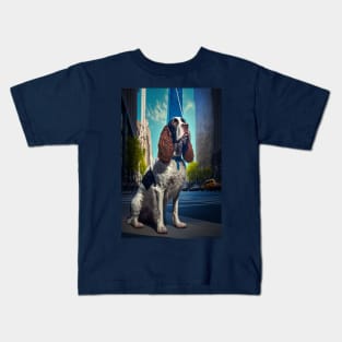 English Springer Spaniel Hittin' The Town Kids T-Shirt